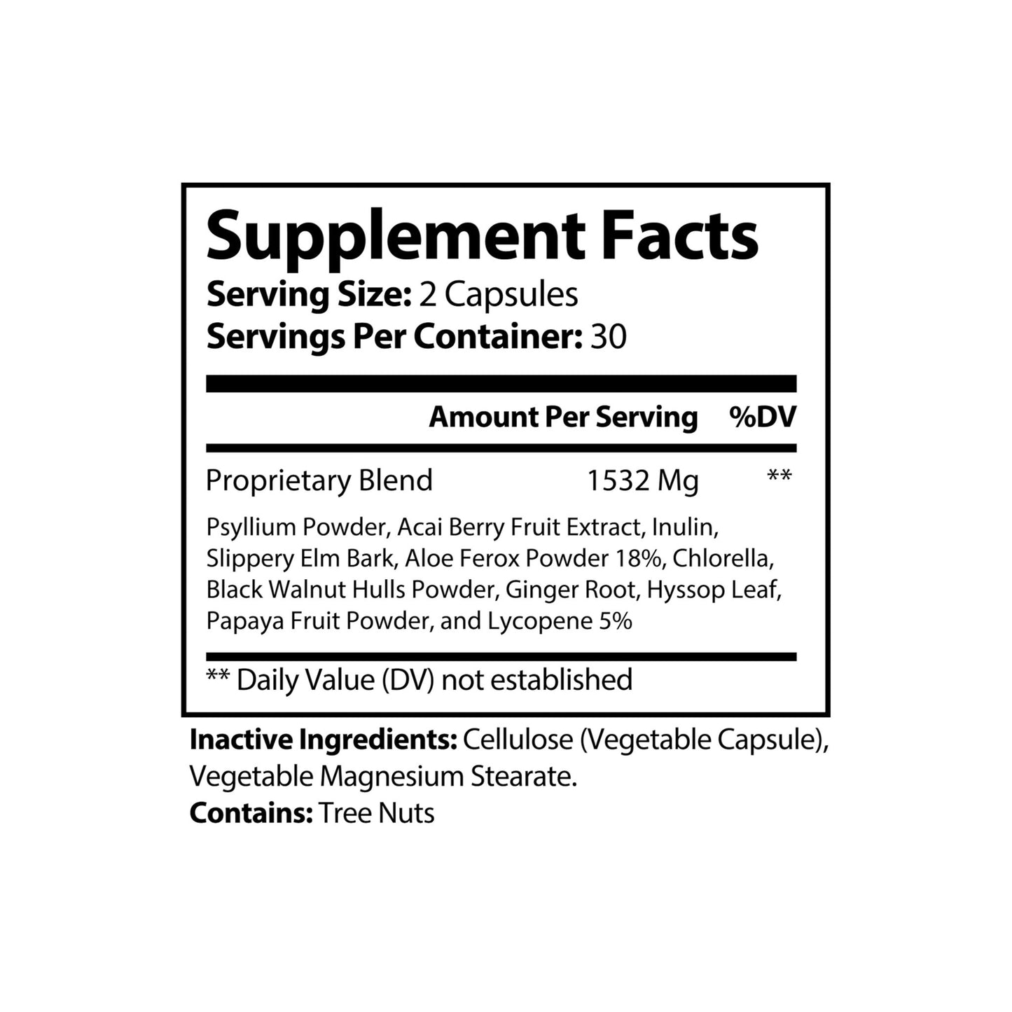 Acai Berry Complex Supplement (60 Capsules), Vegan-Friendly, Lactose-Free, Non-GMO (Contains Tree Nuts)