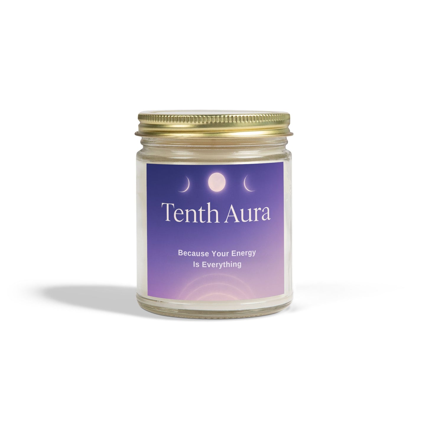 Tenth Aura Scented Candles, Coconut Apricot Wax (4oz, 9oz)