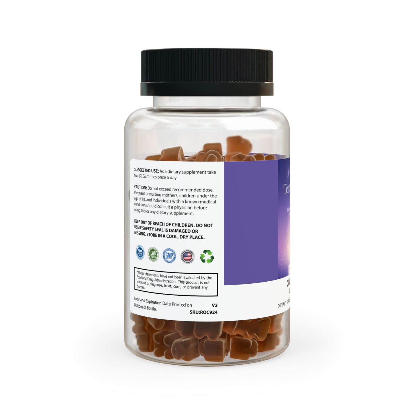 Collagen Gummies (60 Gummies), Corn Free, Non-GMO, With Biotin and Vitamin C