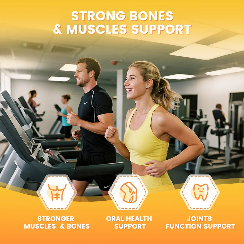 Vitamin D3 + K2 Capsules – Bone, Heart, Teeth & Immune System Support