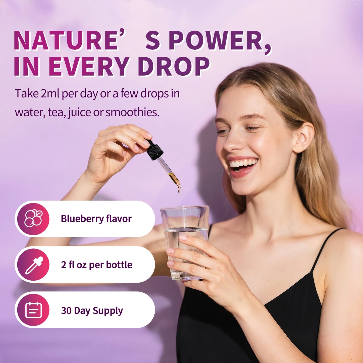 Cortisol Balance Liquid Drops for Women – Stress Support, Mood, Focus & Sleep Aid – 10-in-1 Hormone Balance Formula