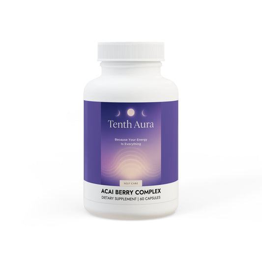 Acai Berry Complex Supplement (60 Capsules), Vegan-Friendly, Lactose-Free, Non-GMO (Contains Tree Nuts)