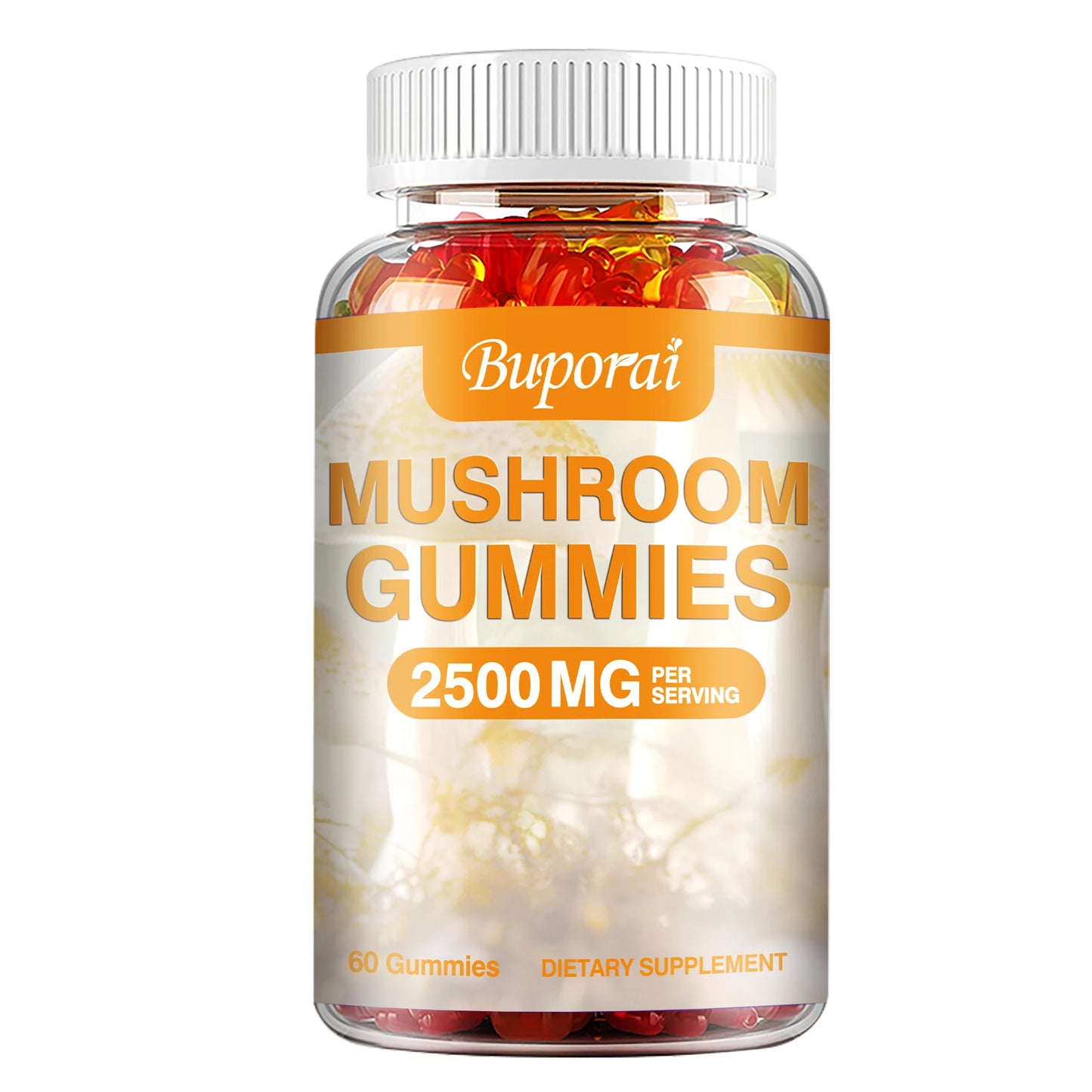 Mushroom Gummies – Brain Health, Memory & Immune Support (60 Count)