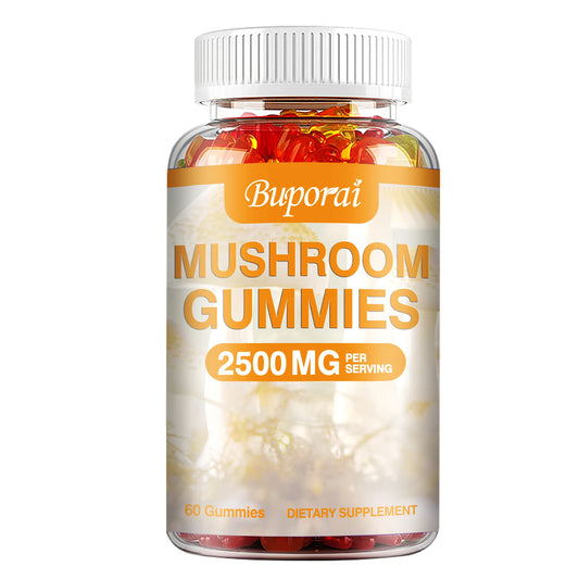 Mushroom Gummies – Brain Health, Memory & Immune Support (60 Count)