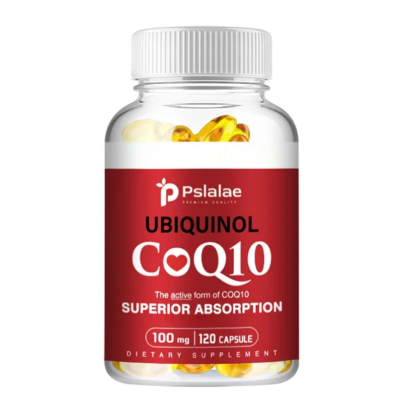 CoQ10 100mg Capsules – Heart & Blood Circulation Support | Antioxidant Energy Supplement – 120 Capsules