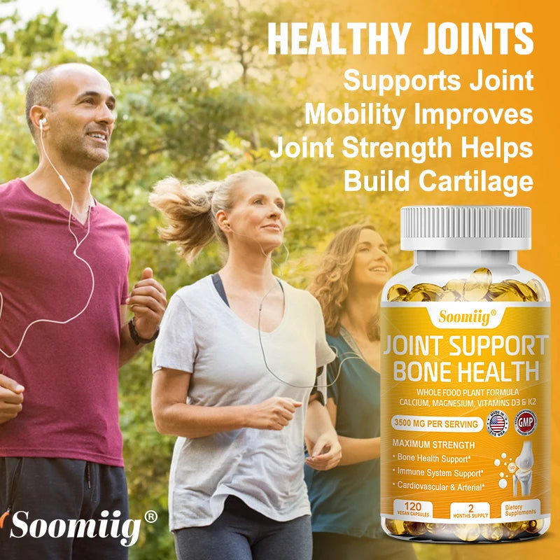 Calcium with Vitamin D3 + K2 Supplement | Bone, Joint, Heart & Immune Health Support for Men & Women