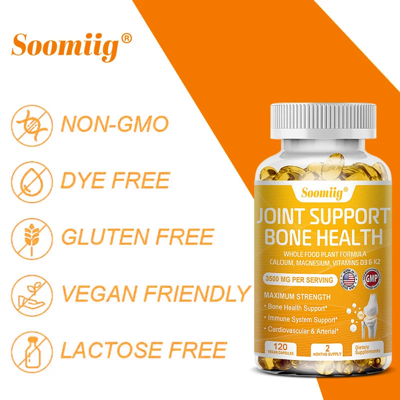 Calcium with Vitamin D3 + K2 Supplement | Bone, Joint, Heart & Immune Health Support for Men & Women