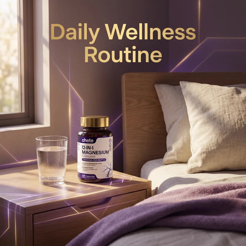 12-in-1 Magnesium Capsules | Daily Wellness Support | Comprehensive Formula Magnesium