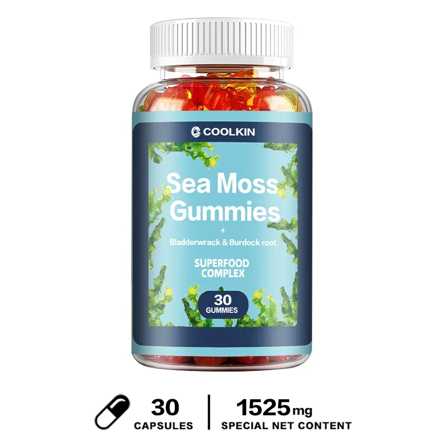 Sea Moss Gummies for Immune Support | Skin, Joint & Gut Health | Natural Detox | Thyroid Support