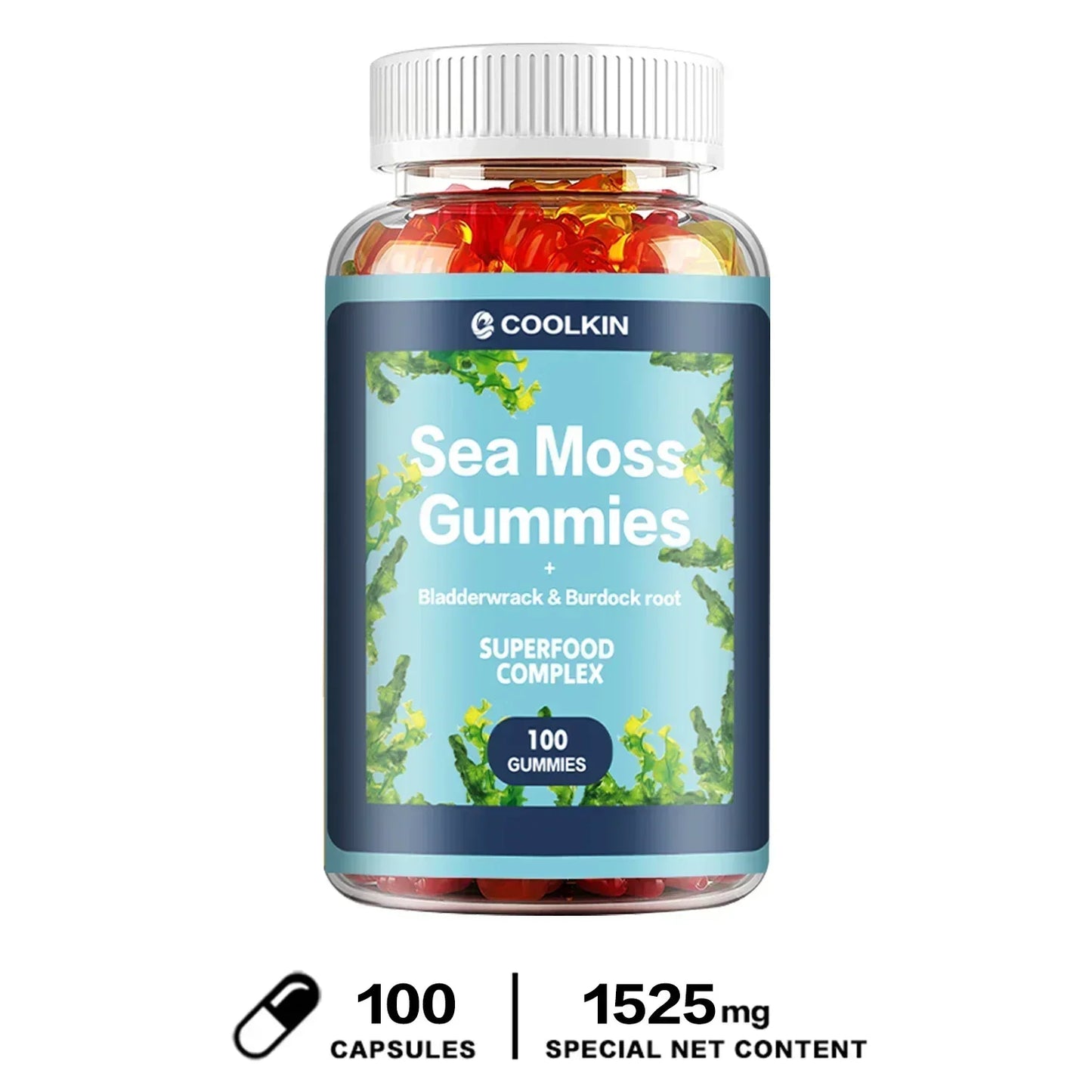 Sea Moss Gummies for Immune Support | Skin, Joint & Gut Health | Natural Detox | Thyroid Support