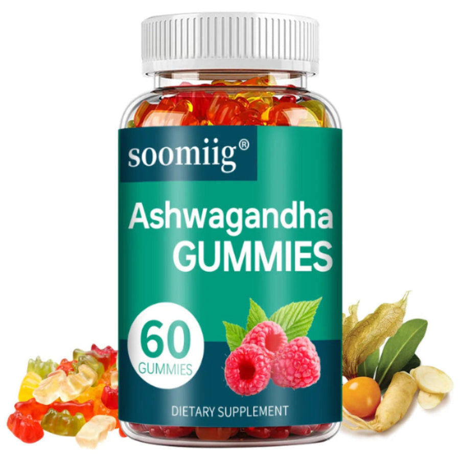 Ashwagandha Gummies – Promotes Natural Stress Relief & Mood Support (60 Count)