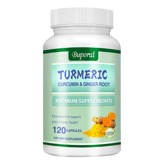 Turmeric Curcumin with Ginger – Joint Health, Mobility & Absorption Support | Anti-Inflammatory Wellness Supplement – 120 Capsules
