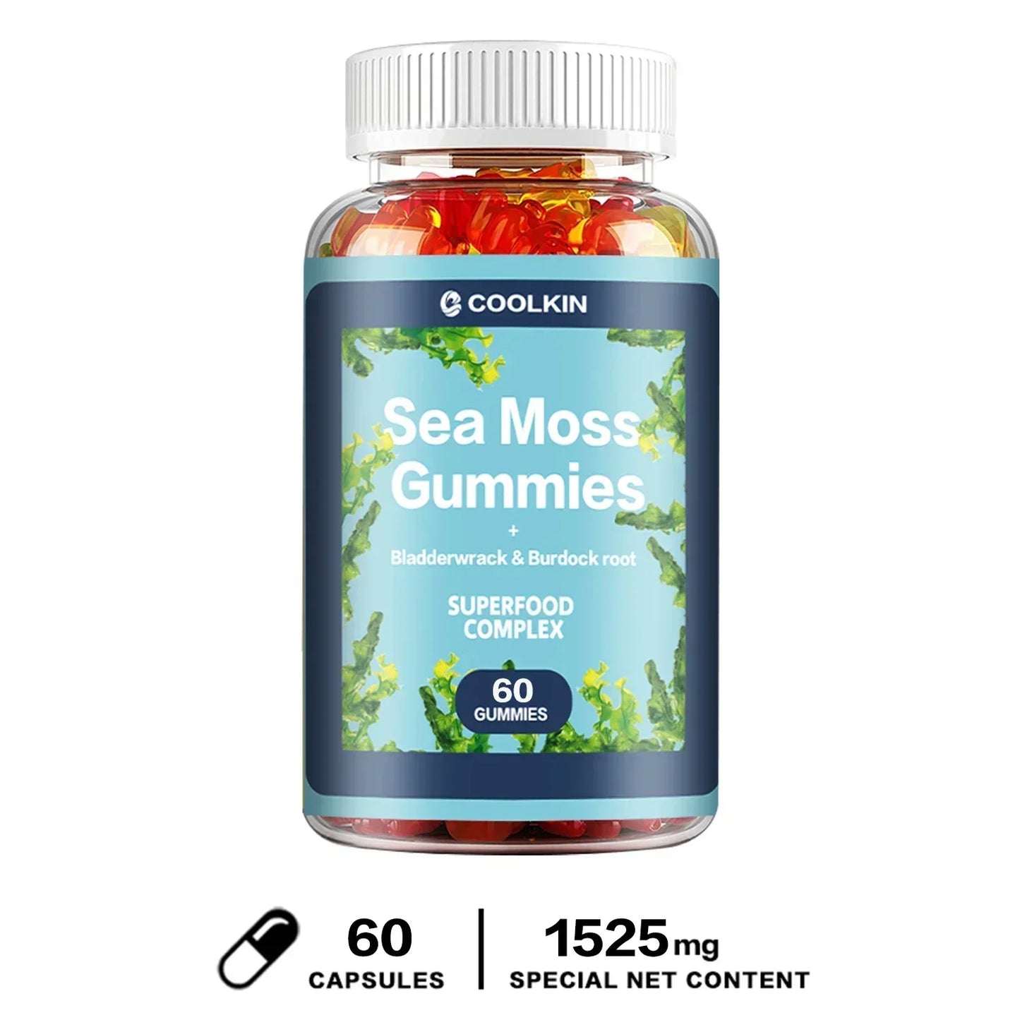 Sea Moss Gummies for Immune Support | Skin, Joint & Gut Health | Natural Detox | Thyroid Support